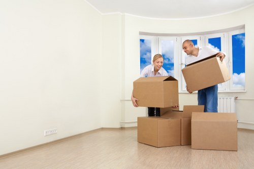 Decluttering items before home moves in the UK