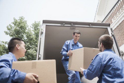 Professional removals crew preparing for a safe relocation